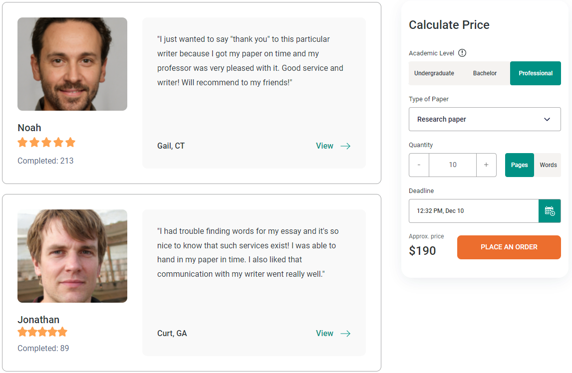 WriteMyPapers Writers