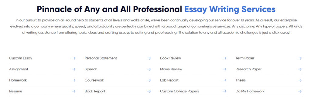 EvolutionWriters Services