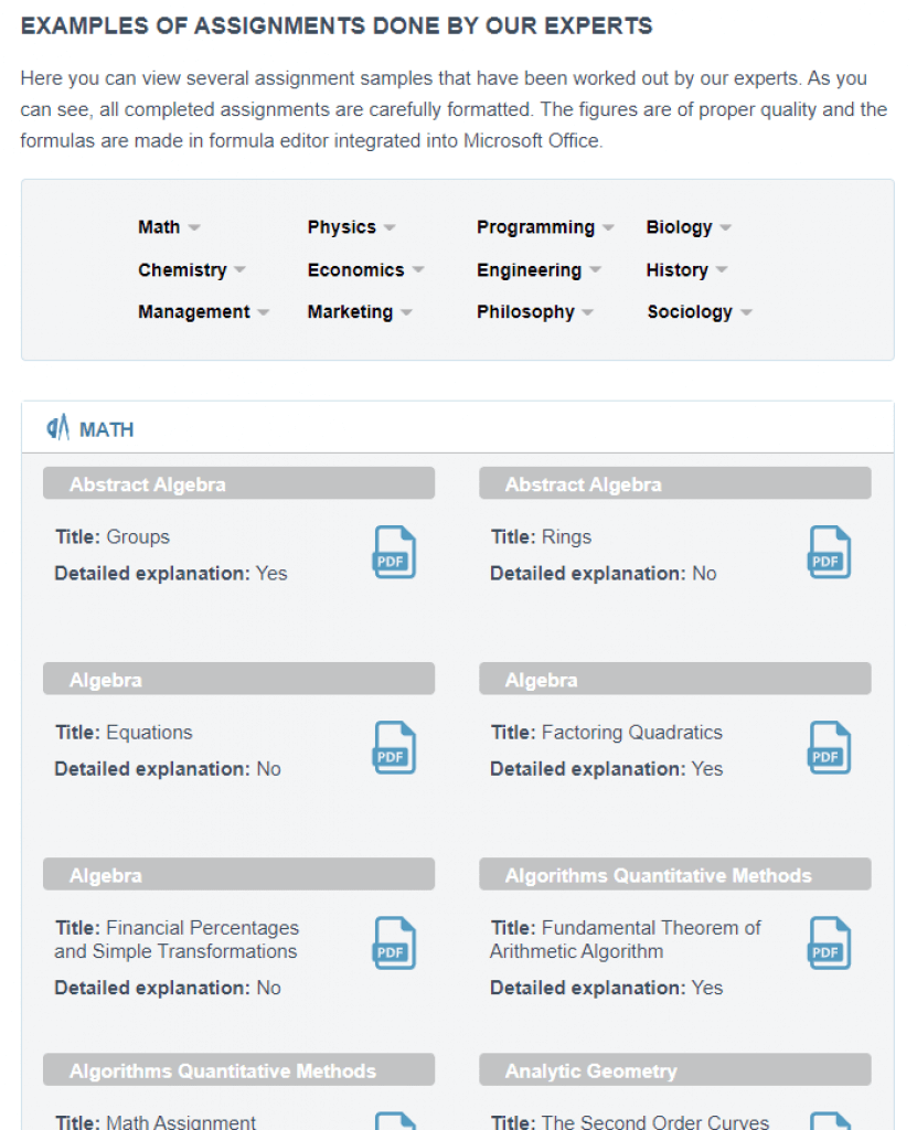AssignmentExpert Free Essay Samples