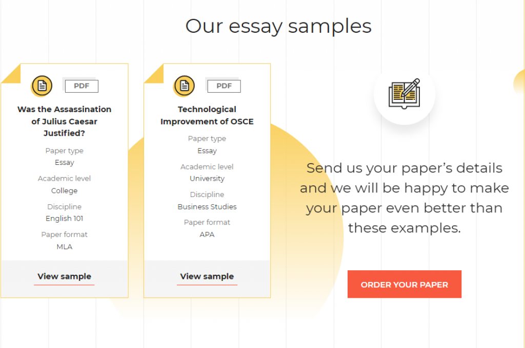 Writing-Help Free Essay Samples